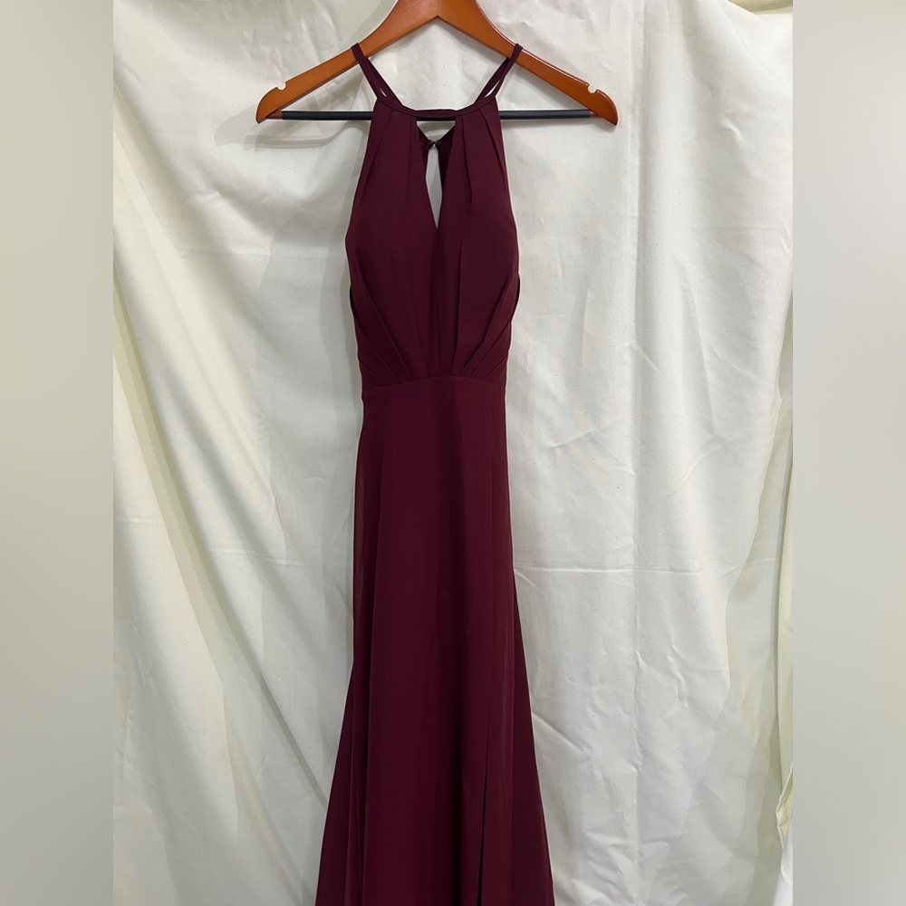 Burgundy Gown